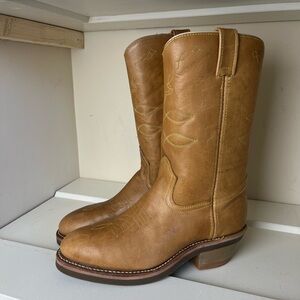 HH Brown Vintage Cowboy Boots